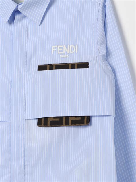 camicia grigia bambino fendi|coccolebi fendi bambini.